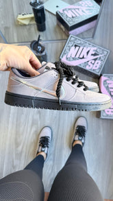 Nike SB Dunk Low - Cinza/Prata