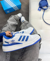 Adidas Fórum Low - Branco/Royal