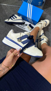 Adidas Fórum II - Off White/Marinho