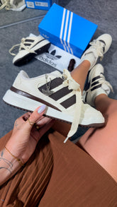 Adidas Fórum II - Off White/Café