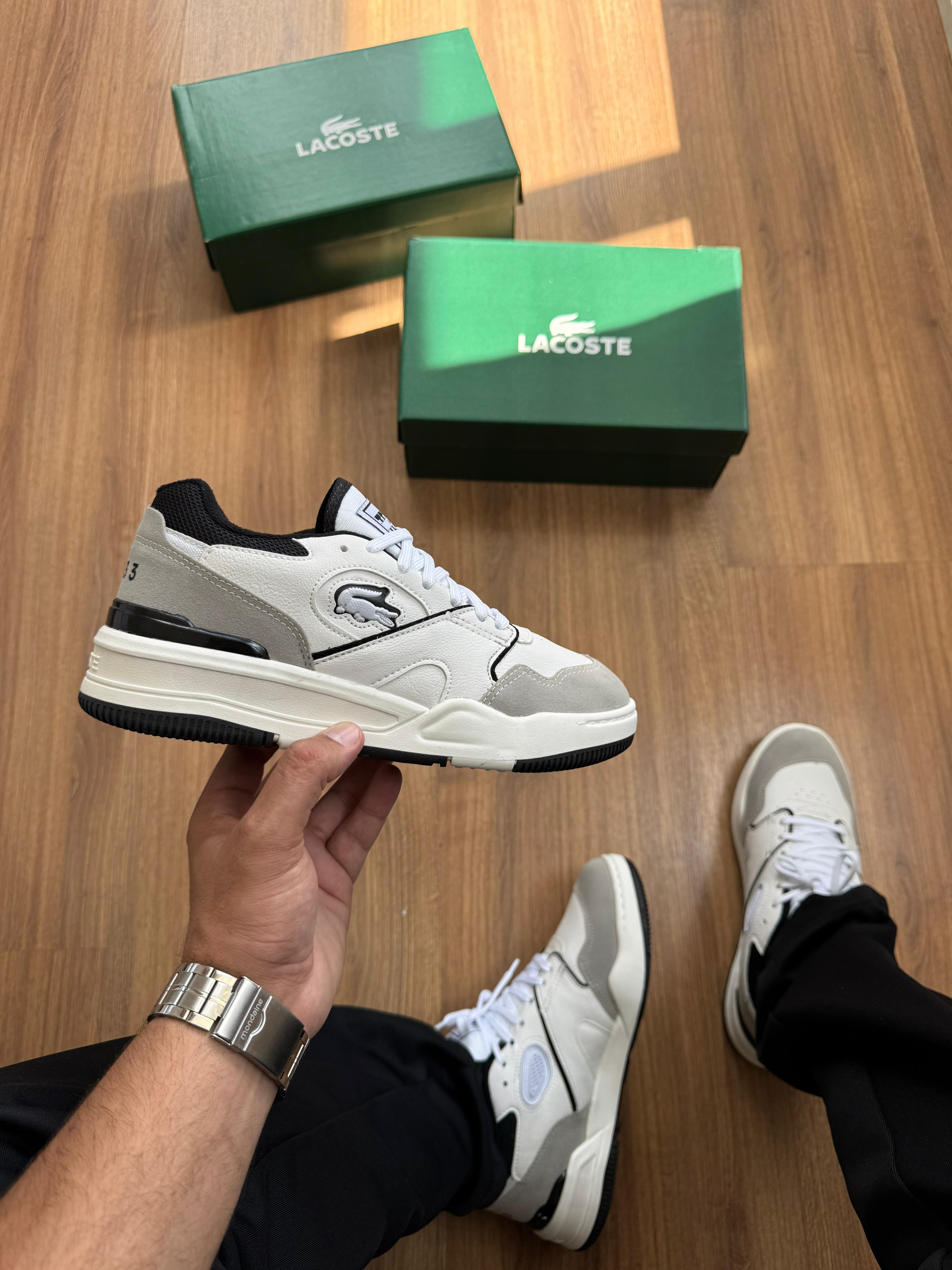 Lacoste Tenning 1933 - Branco/Preto