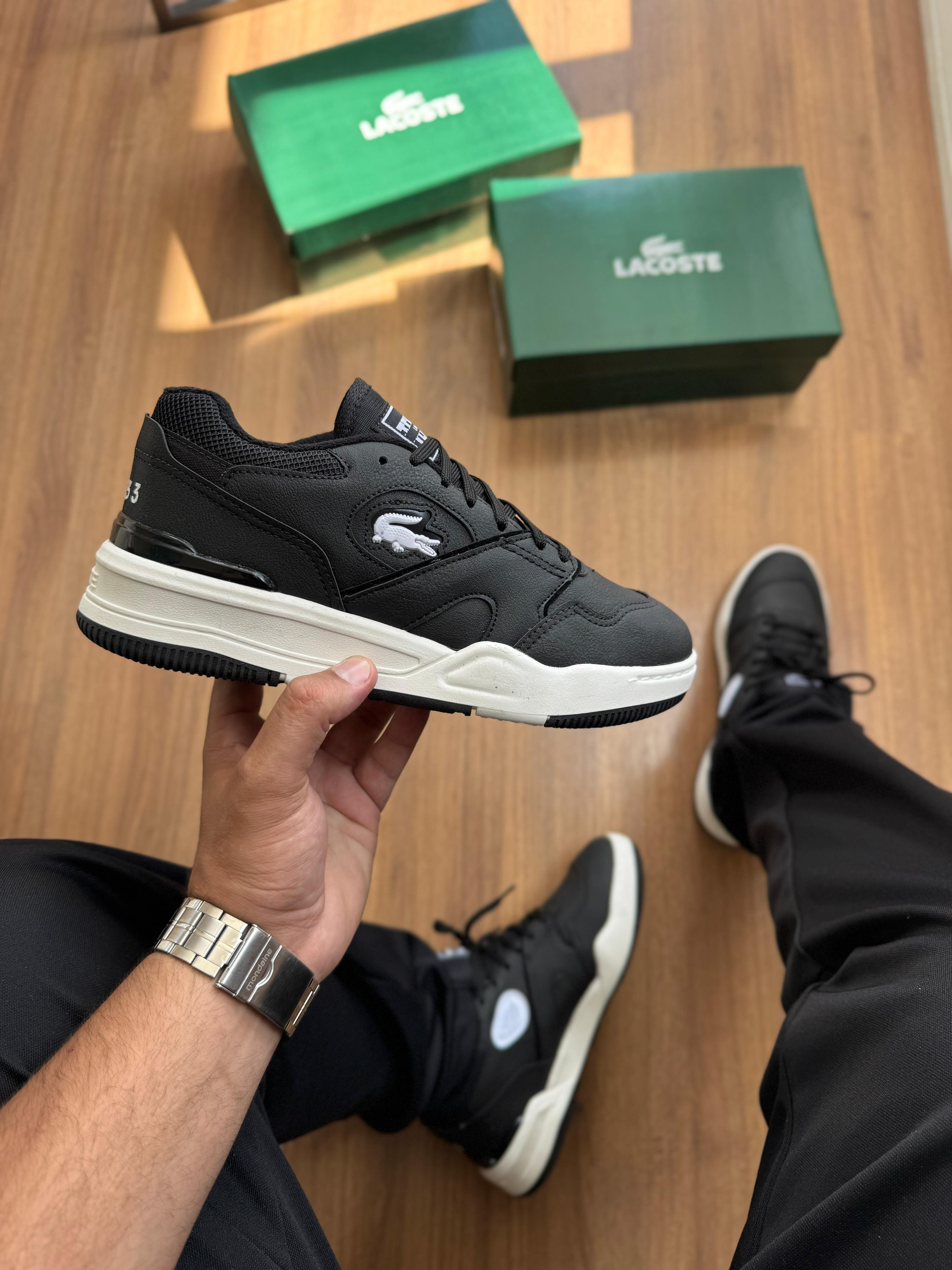 Lacoste Tenning 1933 - Preto/Branco