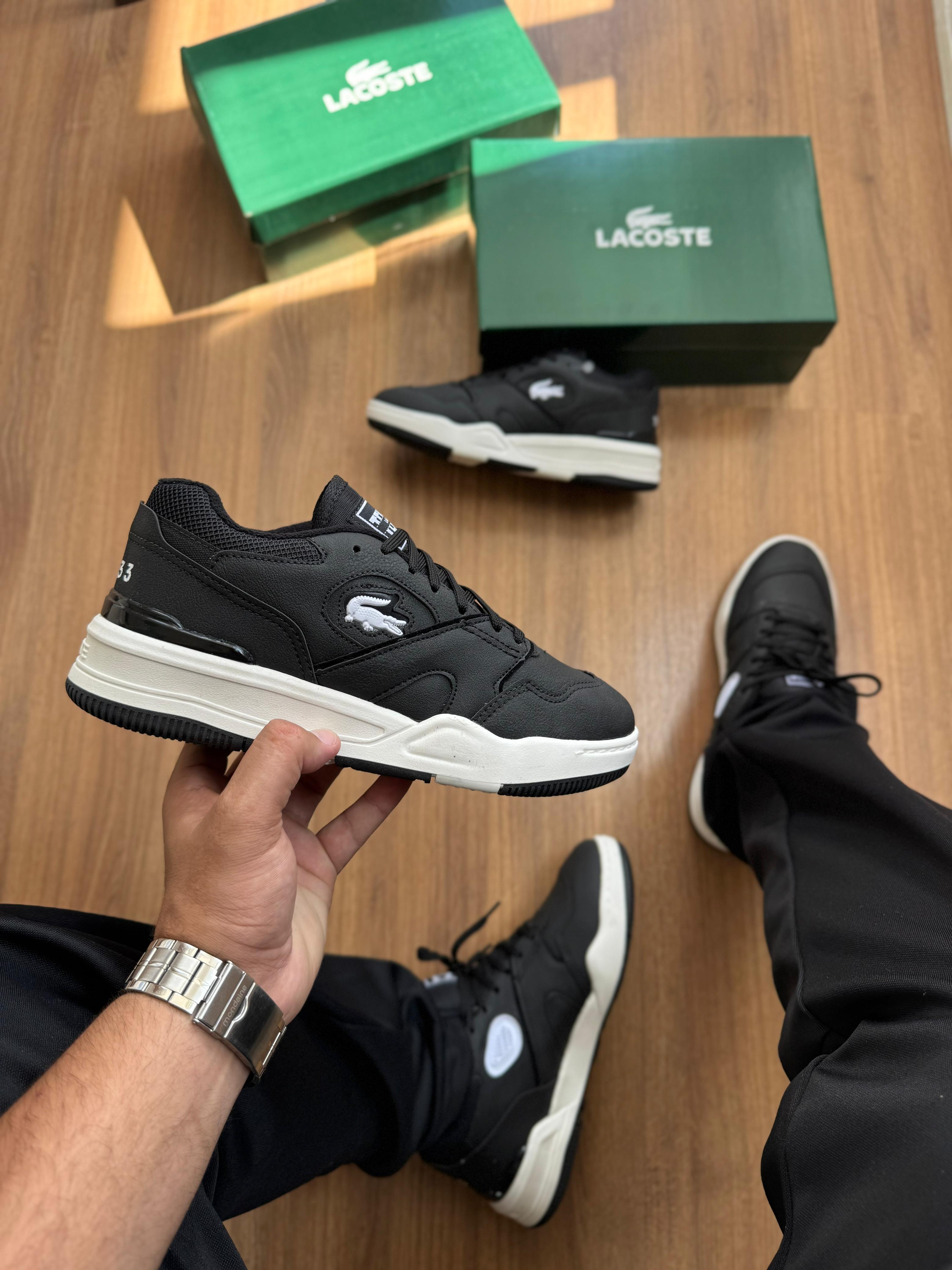 Lacoste Tenning 1933 - Preto/Branco