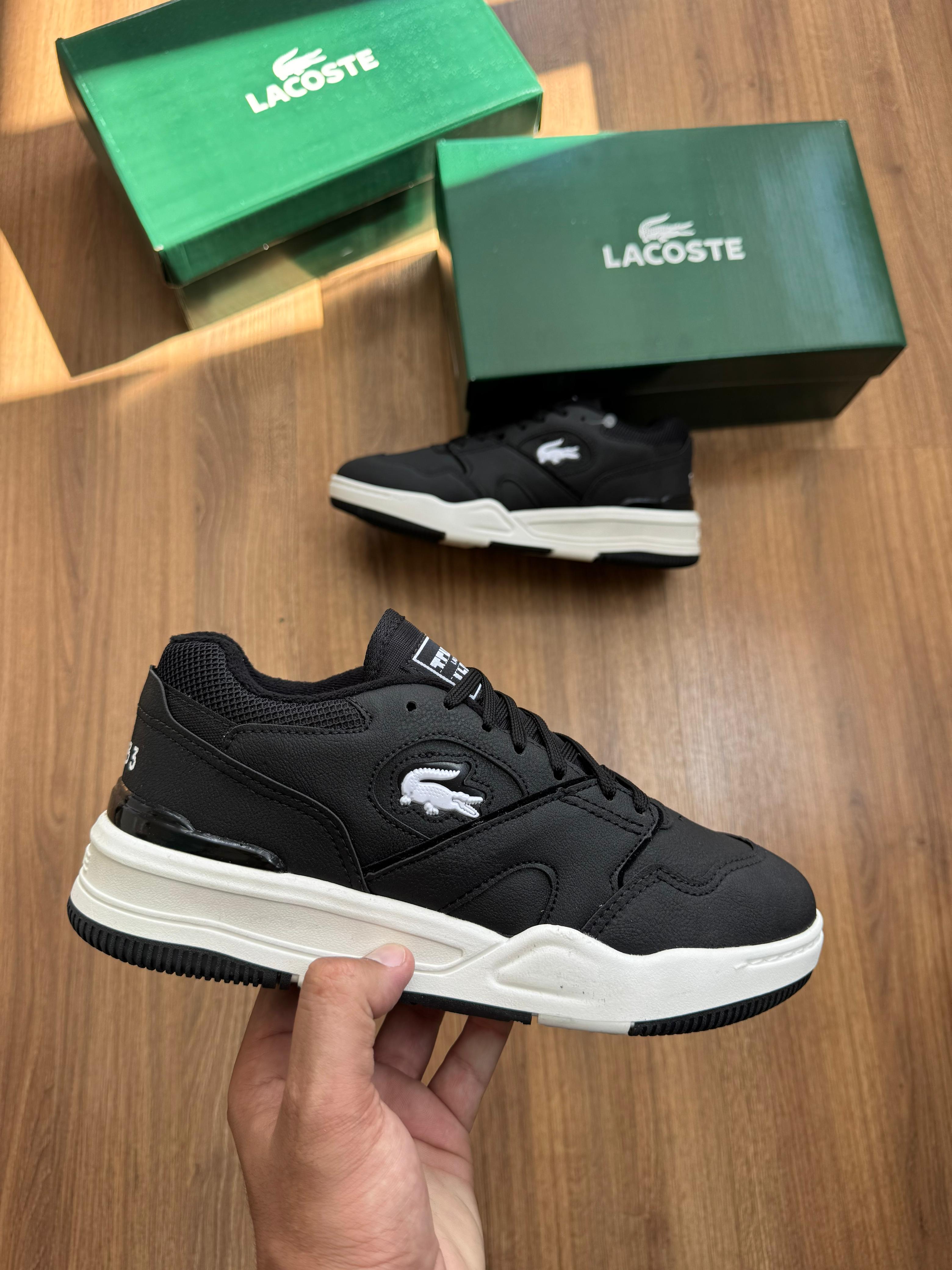 Lacoste Tenning 1933 - Preto/Branco