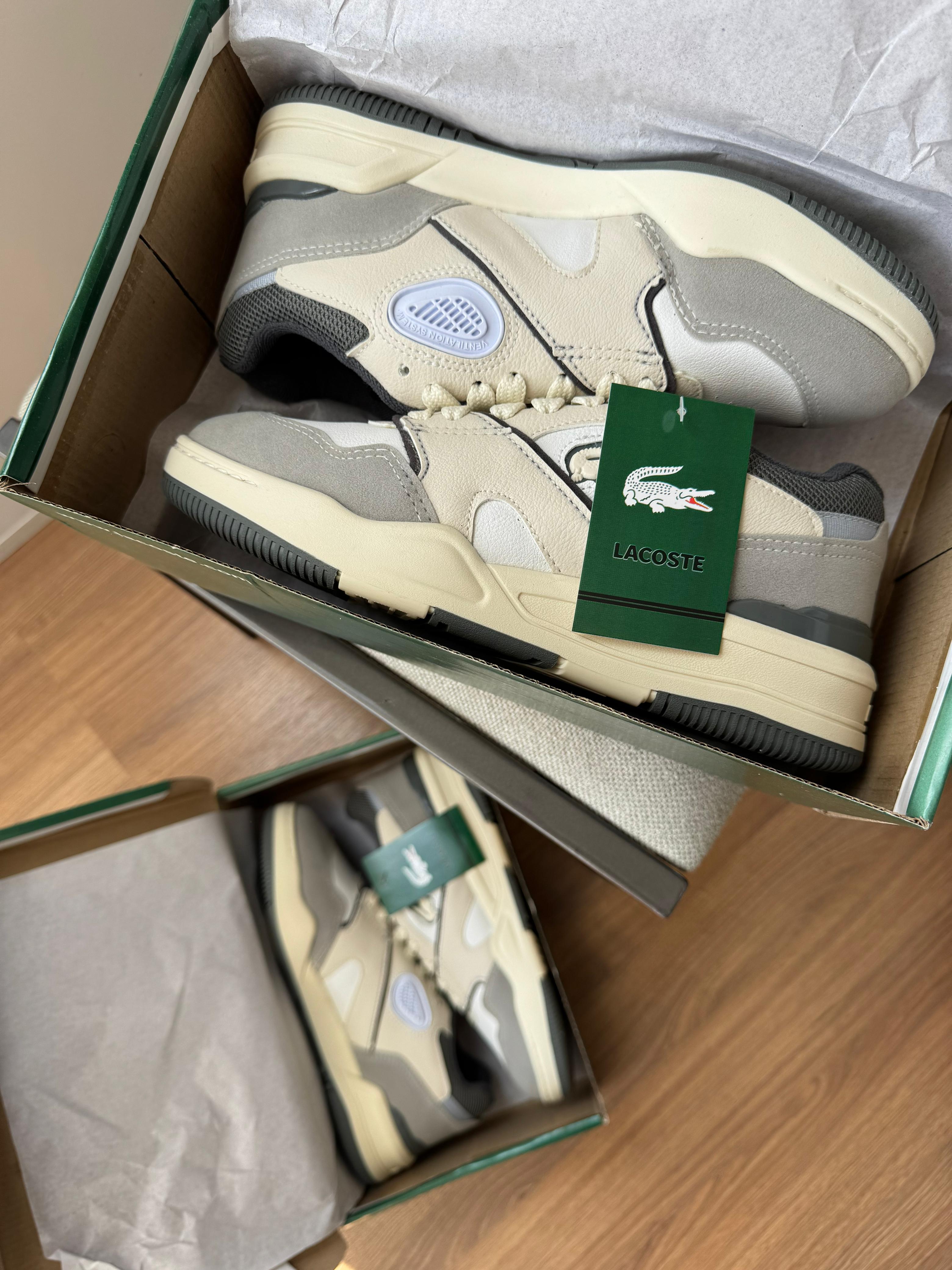 Lacoste Tenning 1933 - Branco/Off White/Cinza