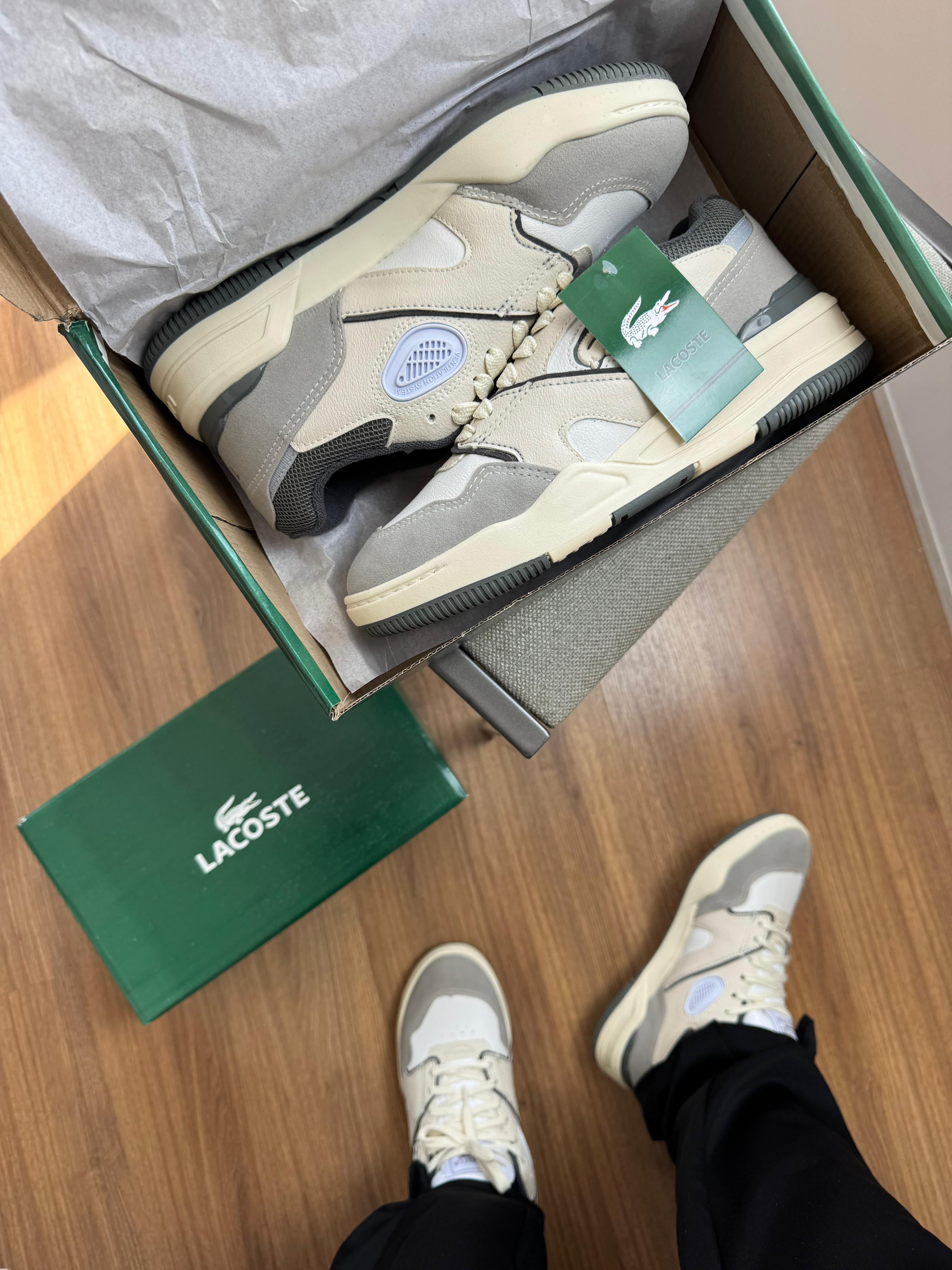 Lacoste Tenning 1933 - Branco/Off White/Cinza