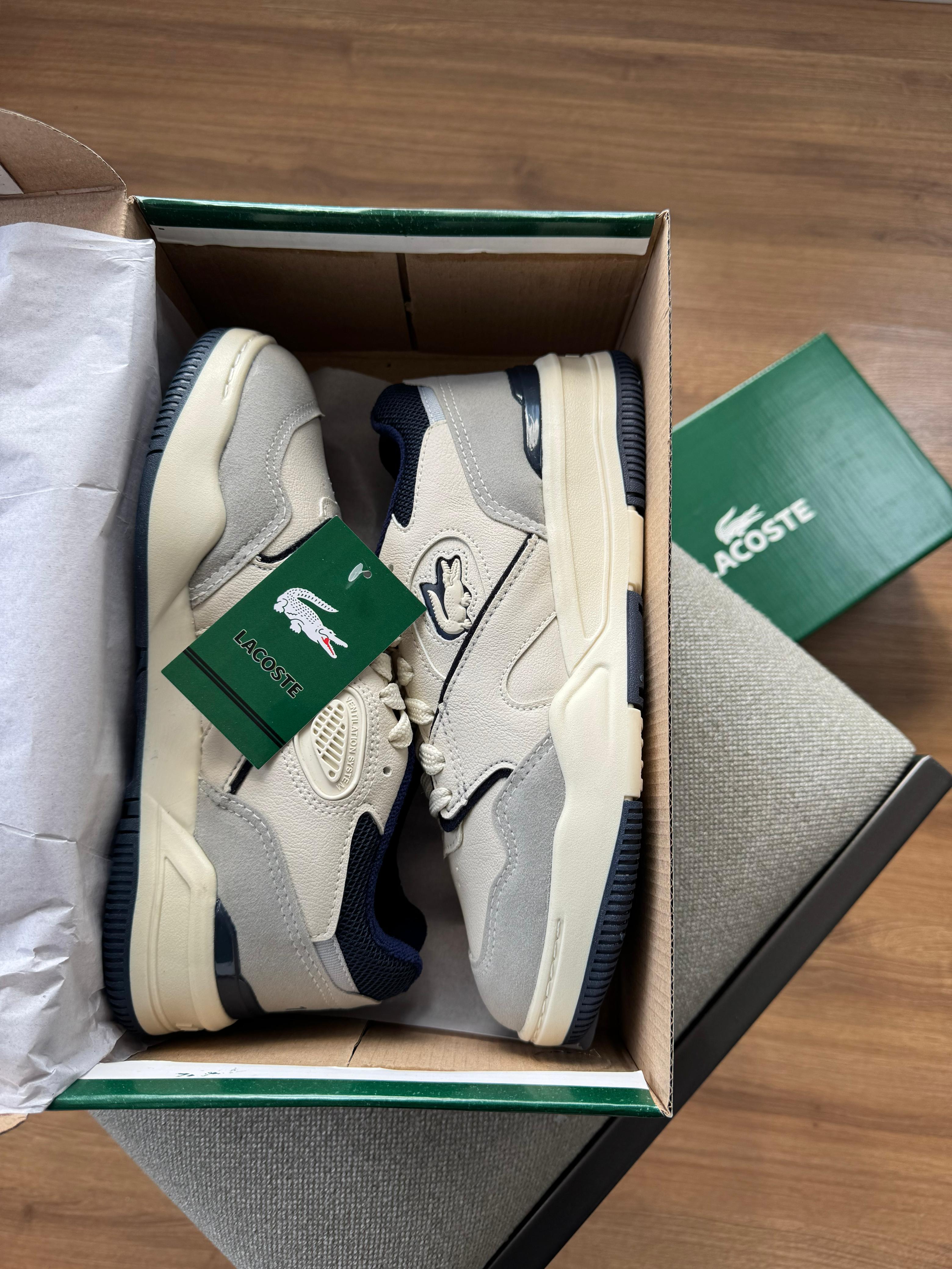 Lacoste Tenning 1933 - Off White/Cinza/Marinho