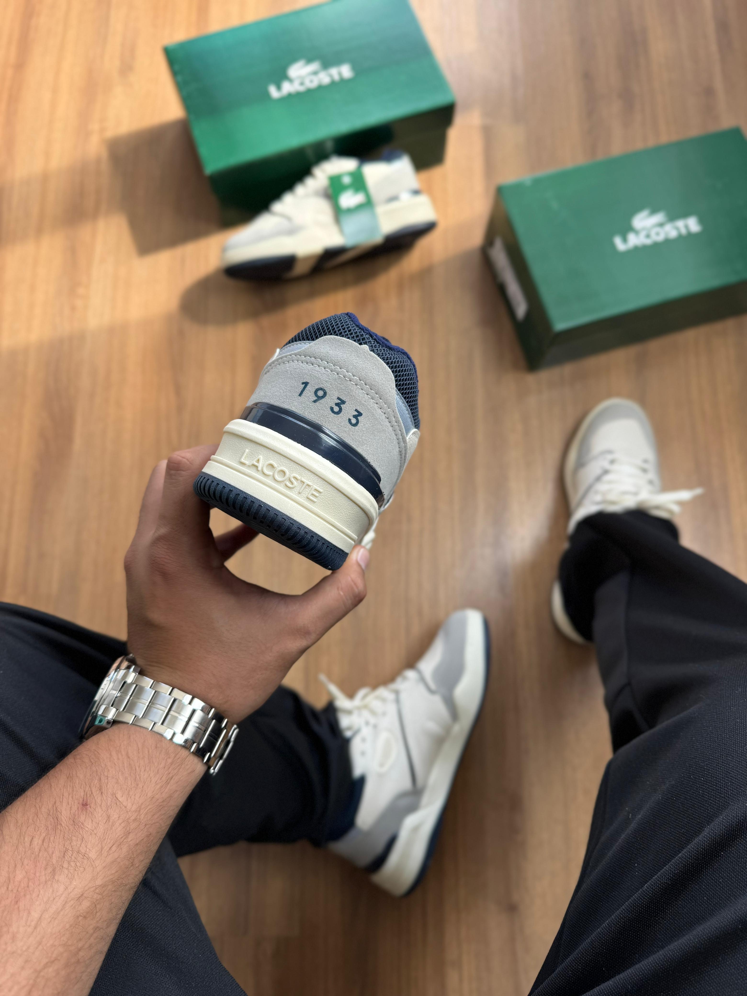 Lacoste Tenning 1933 - Off White/Cinza/Marinho