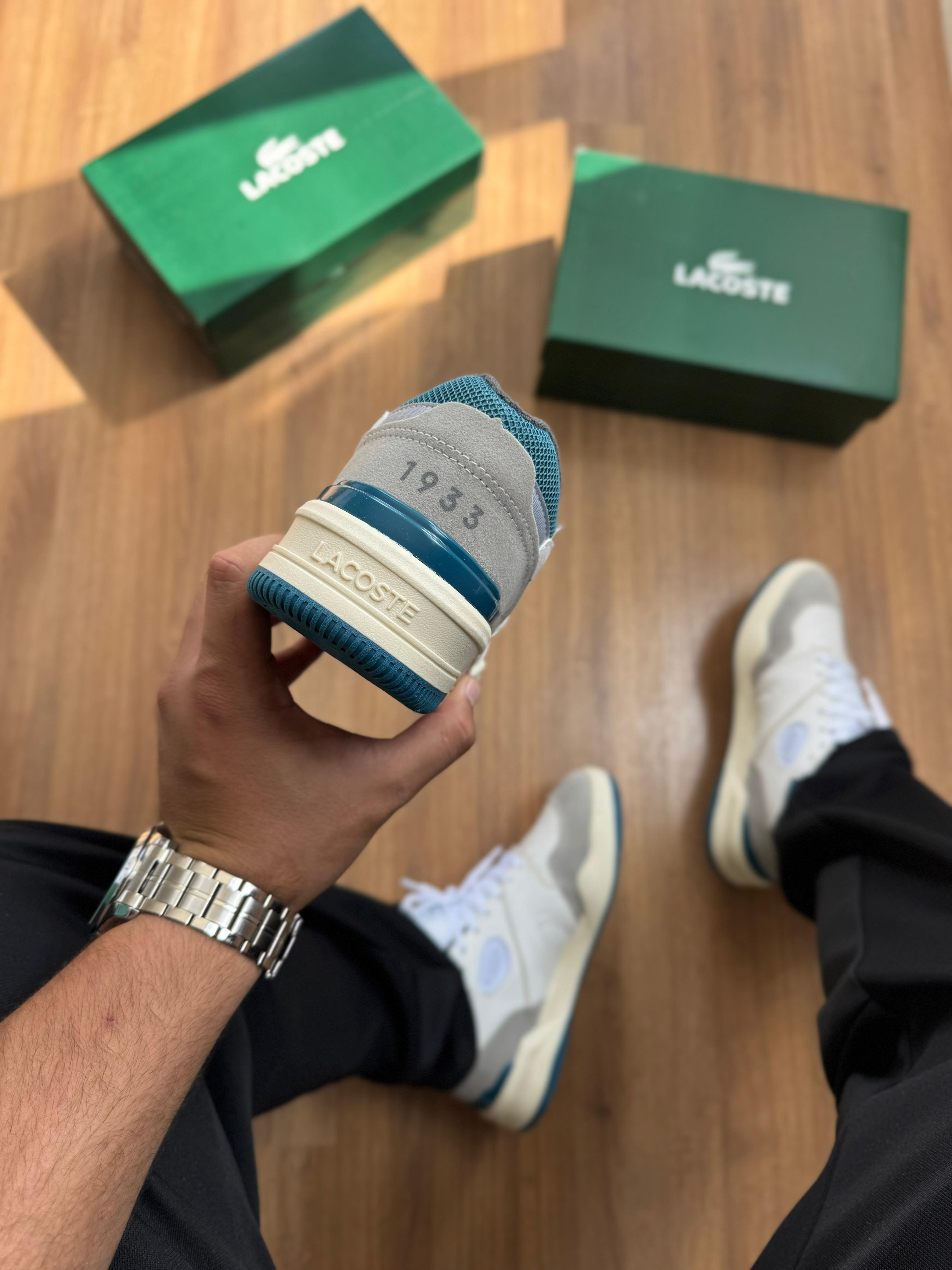 Lacoste Tenning 1933 - Branco/Cinza/Verde