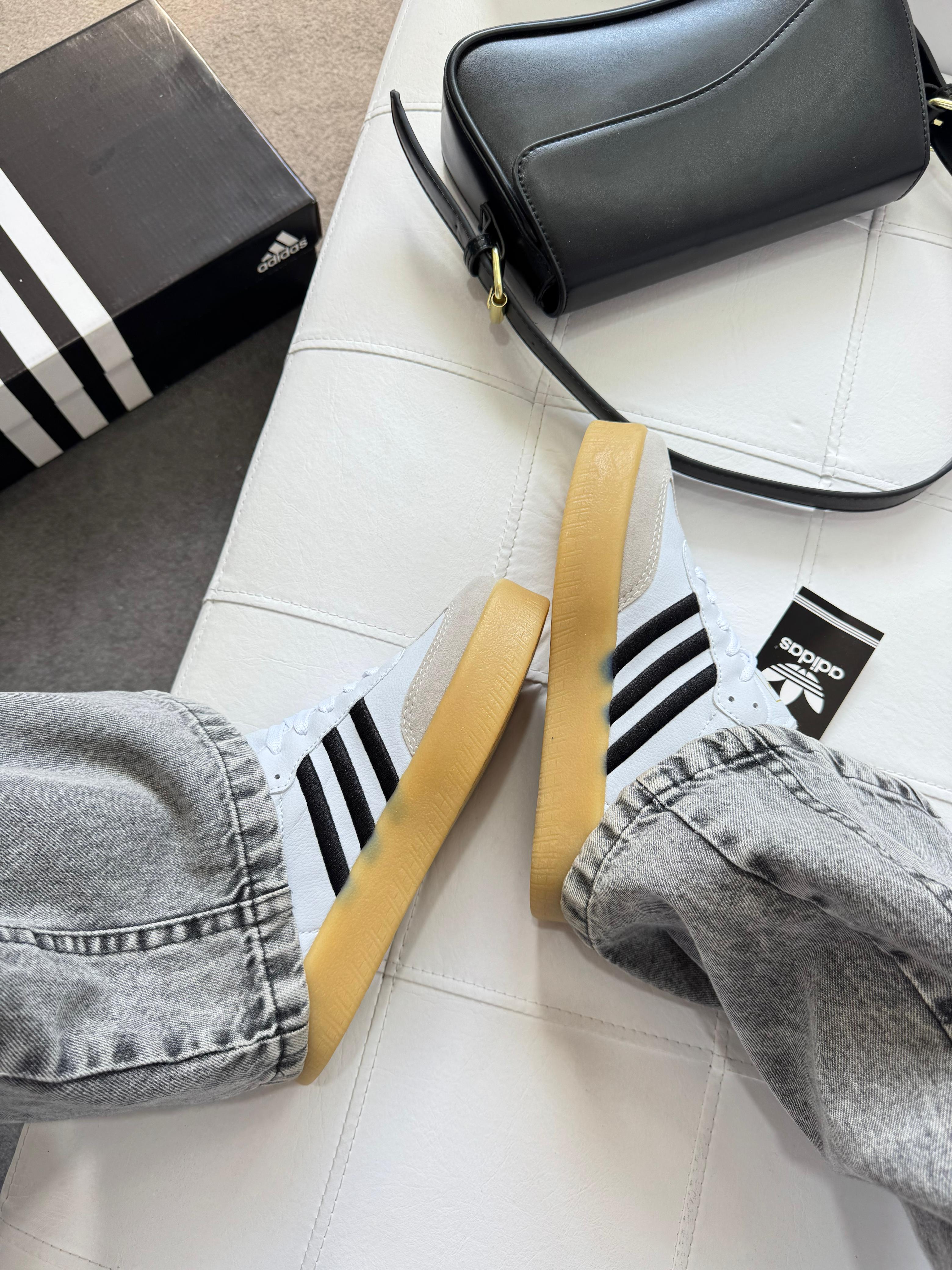 Adidas Sambae - Branco/Preto