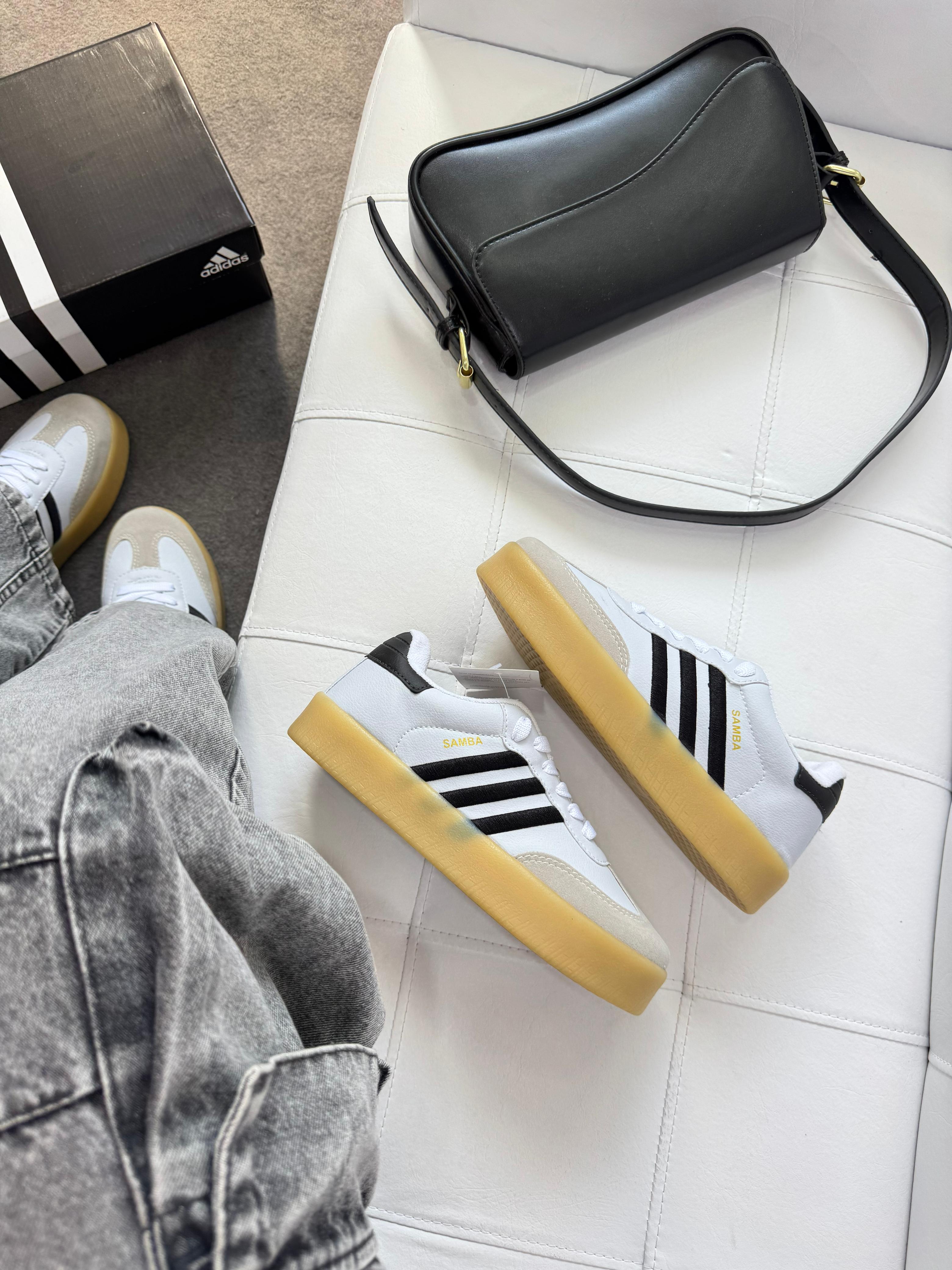 Adidas Sambae - Branco/Preto