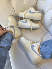 Nike Air Force Prime - Off White/Azul Metálico