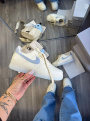 Nike Air Force Prime - Off White/Azul Metálico