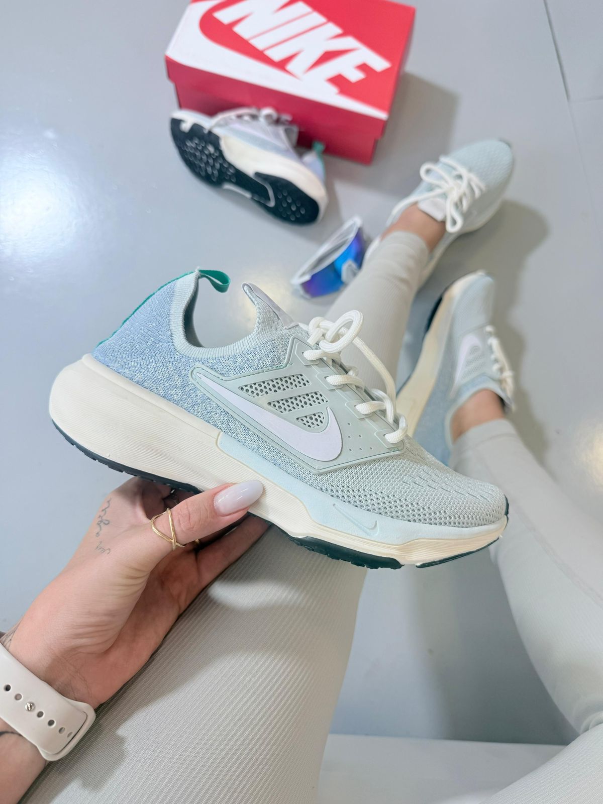 Nike Knit B3 - Azul Bebê