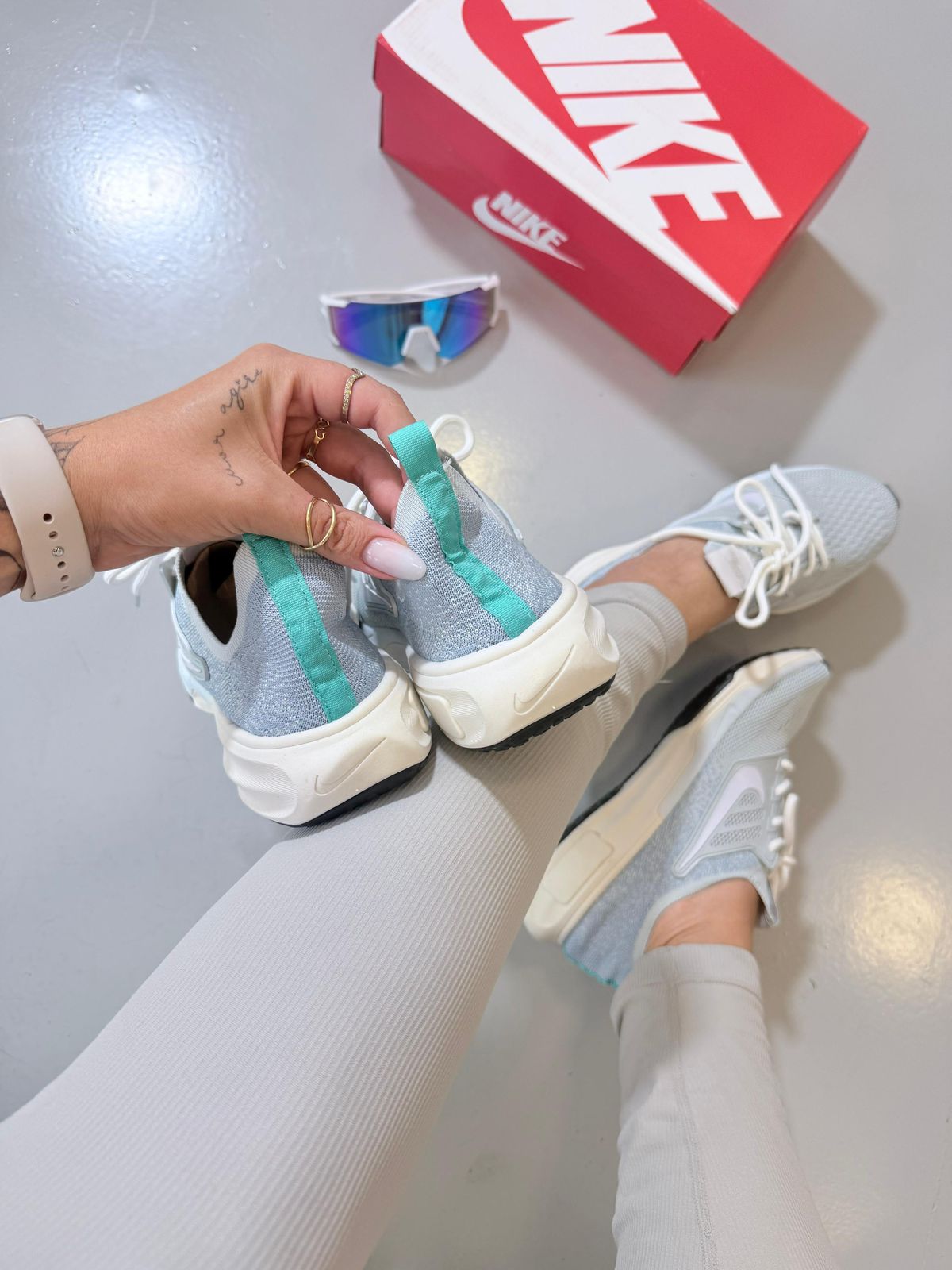 Nike Knit B3 - Azul Bebê