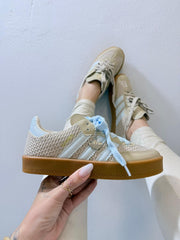 Adidas Sambae Tricô - Azul Bebê/Champanhe