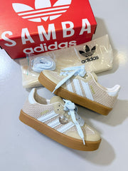 Adidas Sambae Tricô - Azul Bebê/Champanhe