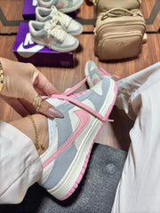 Nike SB Dunk Low - Off White/Cinza/Rosa