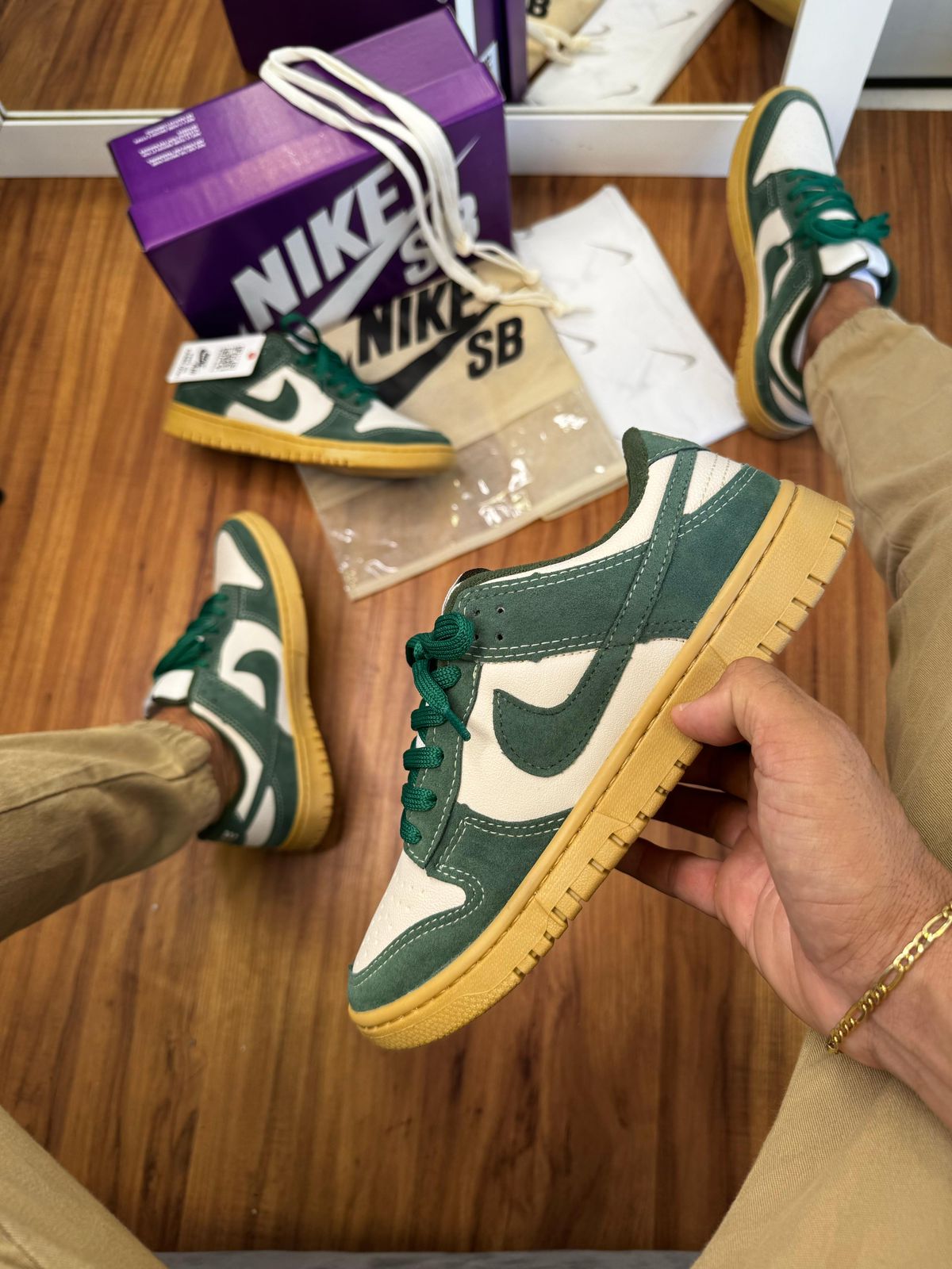 Nike SB Dunk Low - Verde/Látex