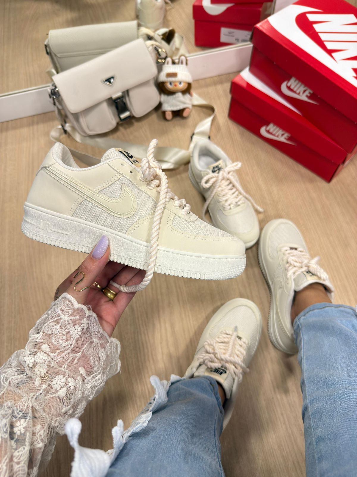 Nike Air Force GS Prime - Off White