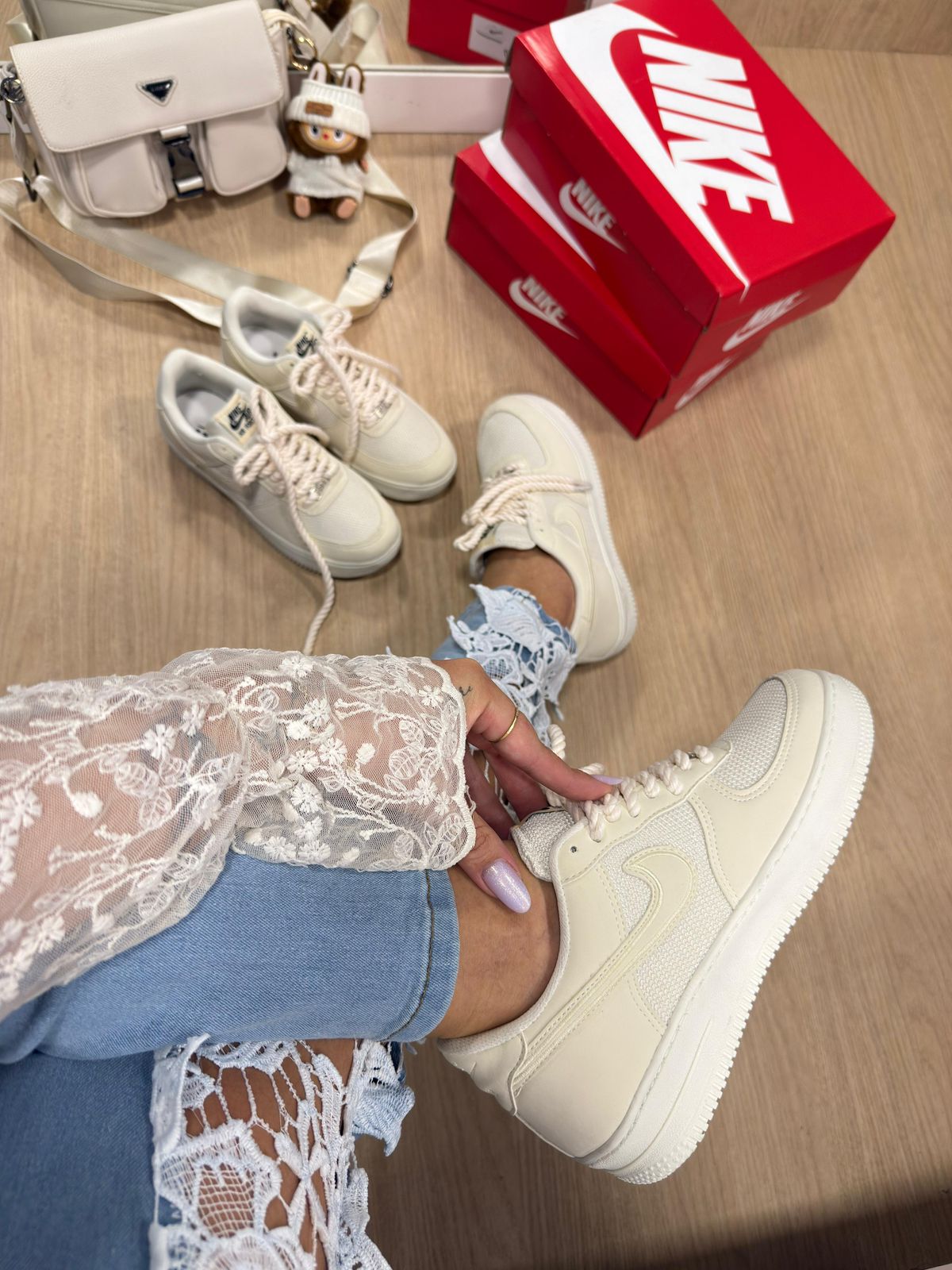 Nike Air Force GS Prime - Off White