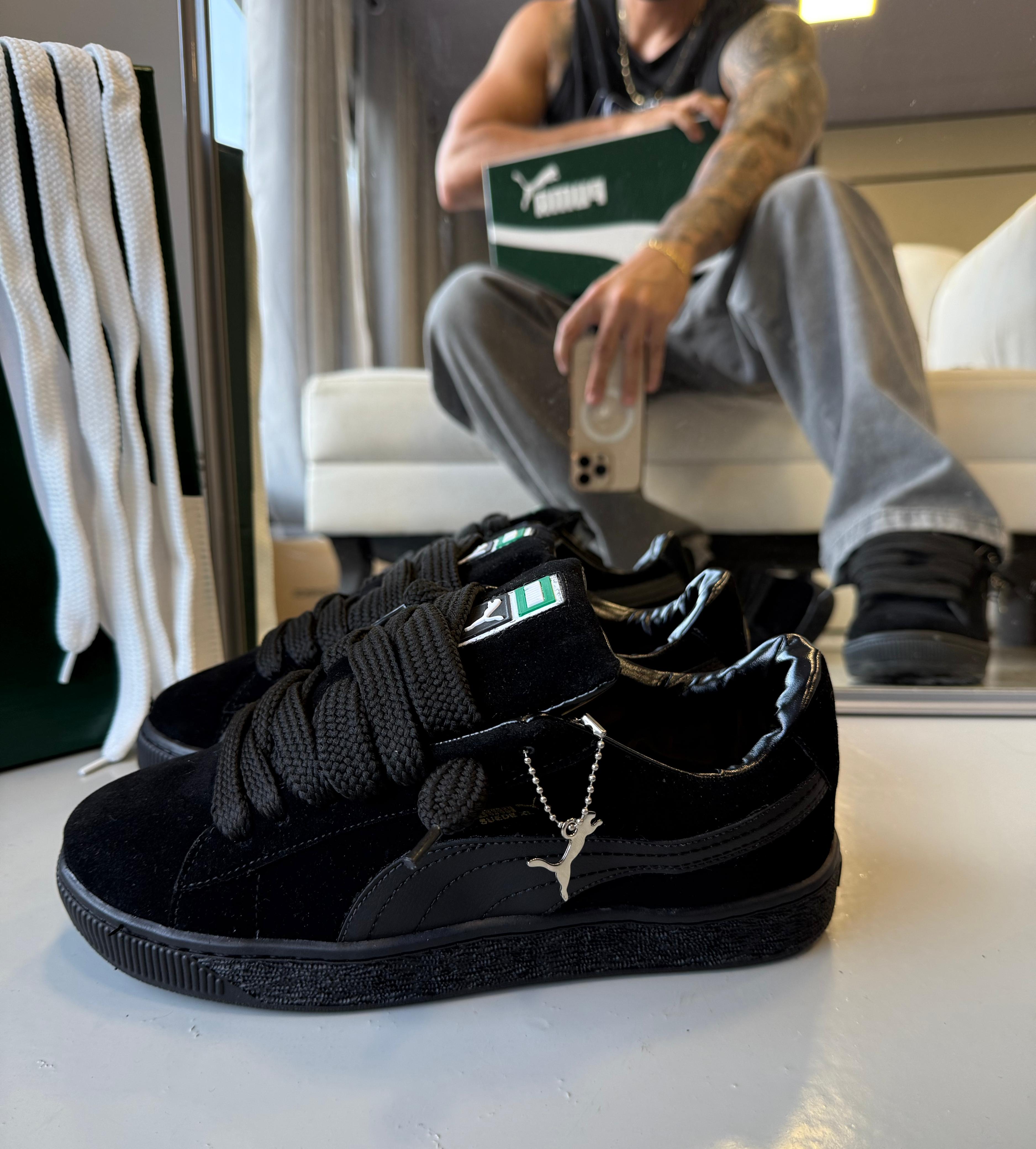 Puma Suede XL - Preto/Preto