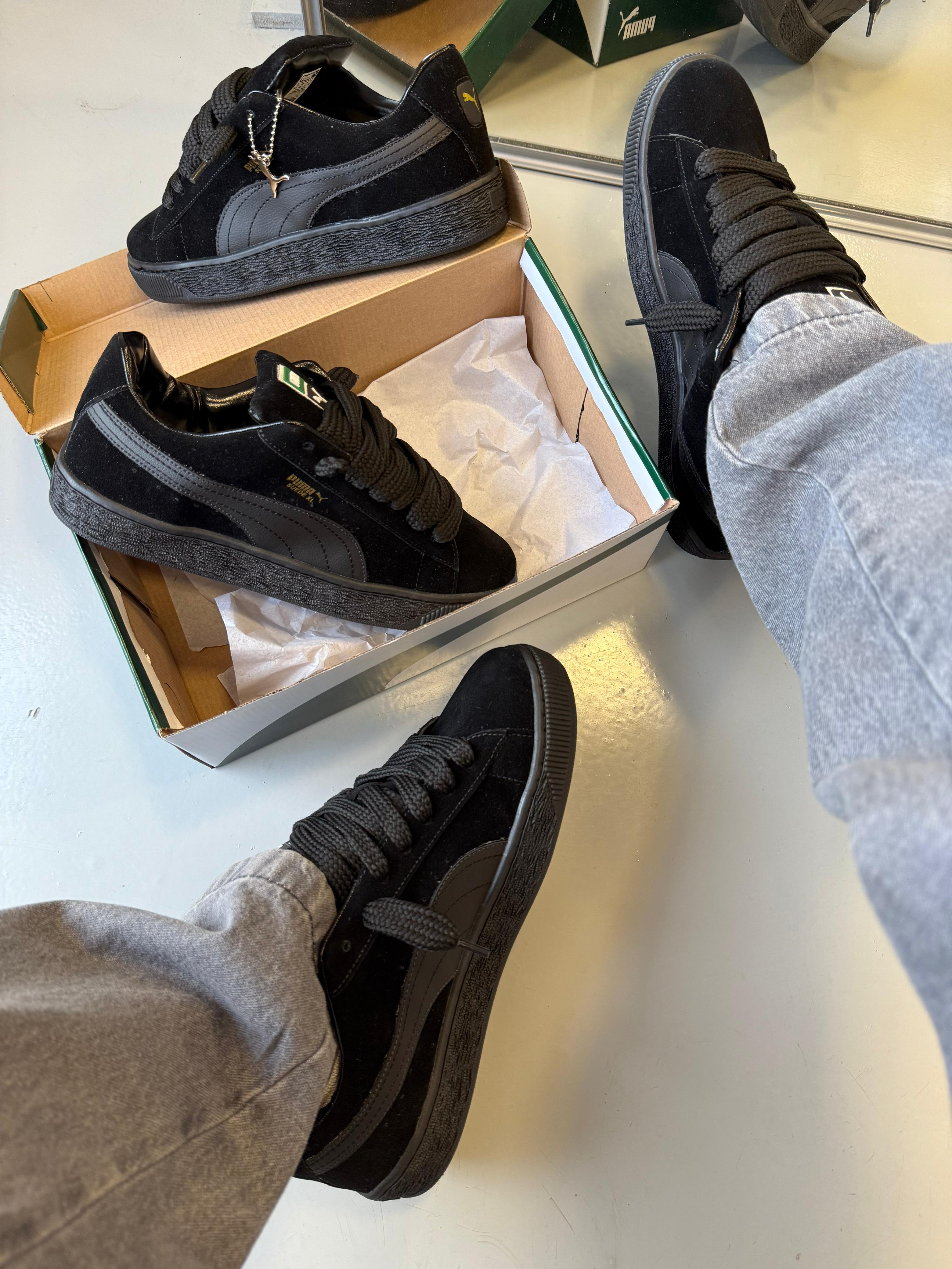 Puma Suede XL - Preto/Preto