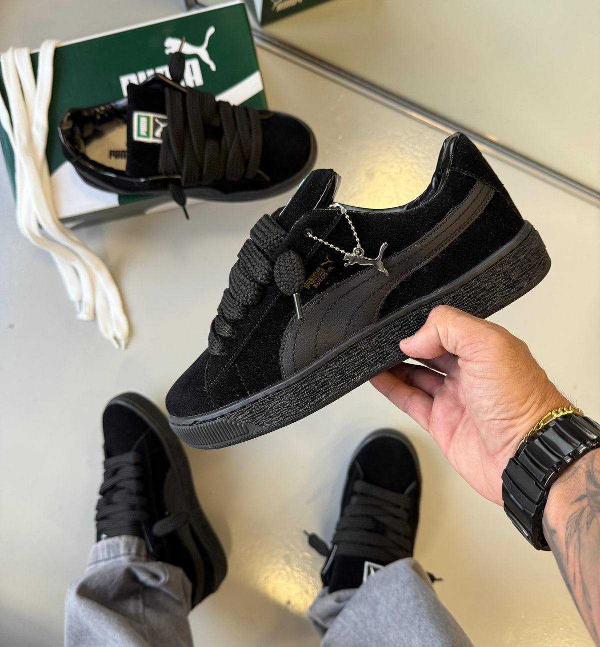 Puma Suede XL - Preto/Preto