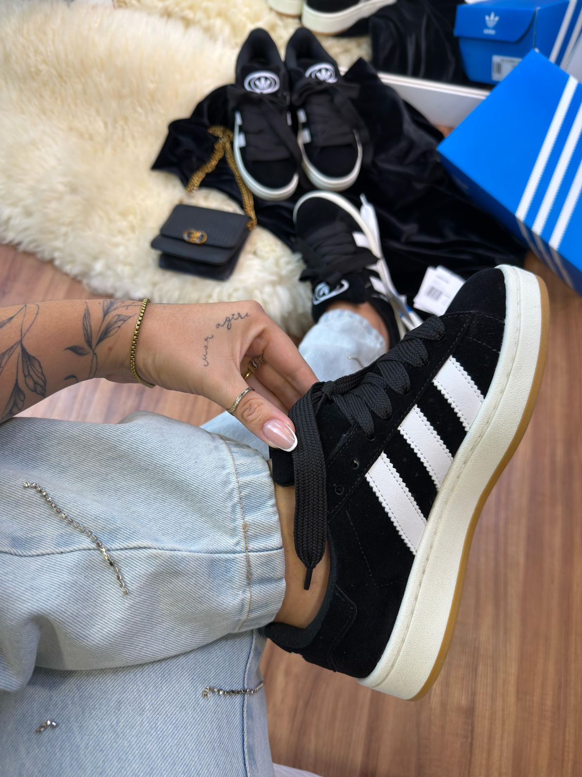 Adidas Campus 00s - Preto/Branco