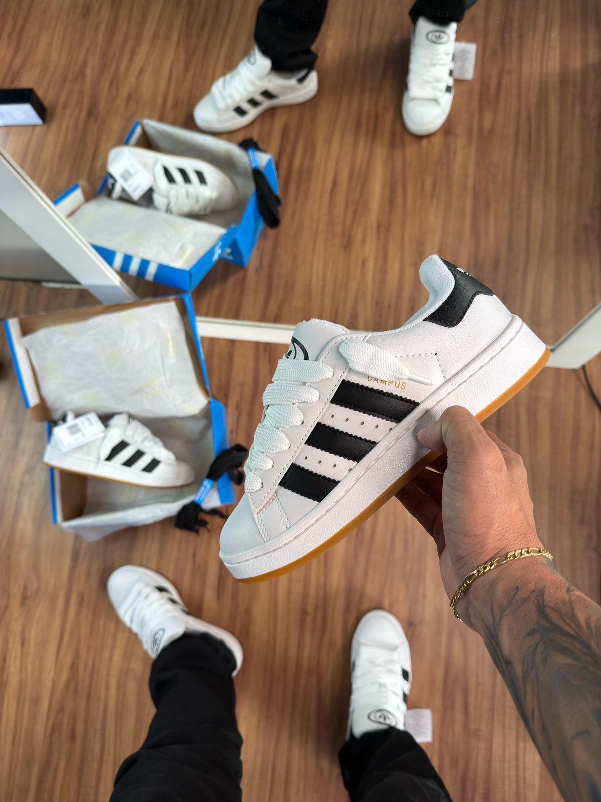 Adidas Campus 00s - Branco/Preto