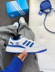 Adidas Fórum Low - Branco/Royal