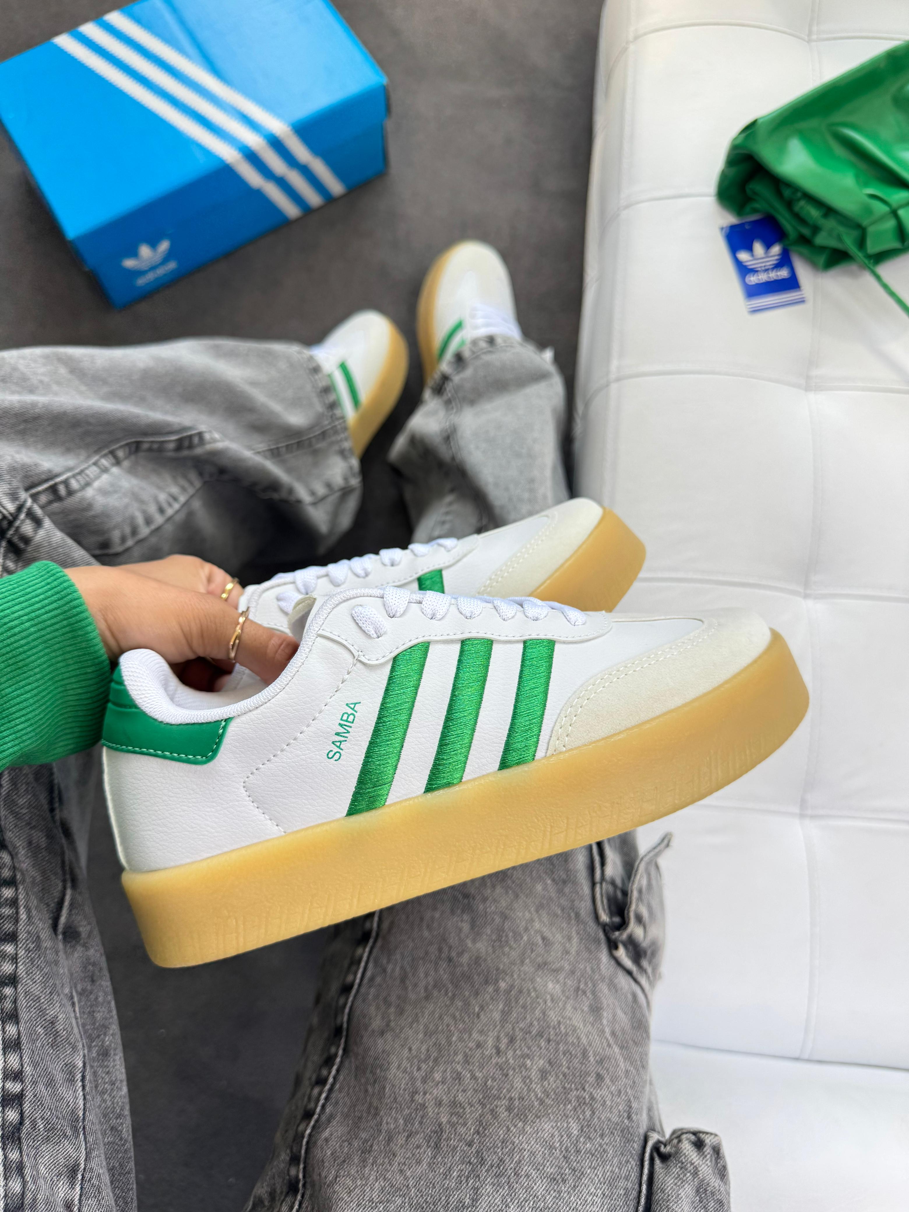 Adidas Sambae - Branco/Verde
