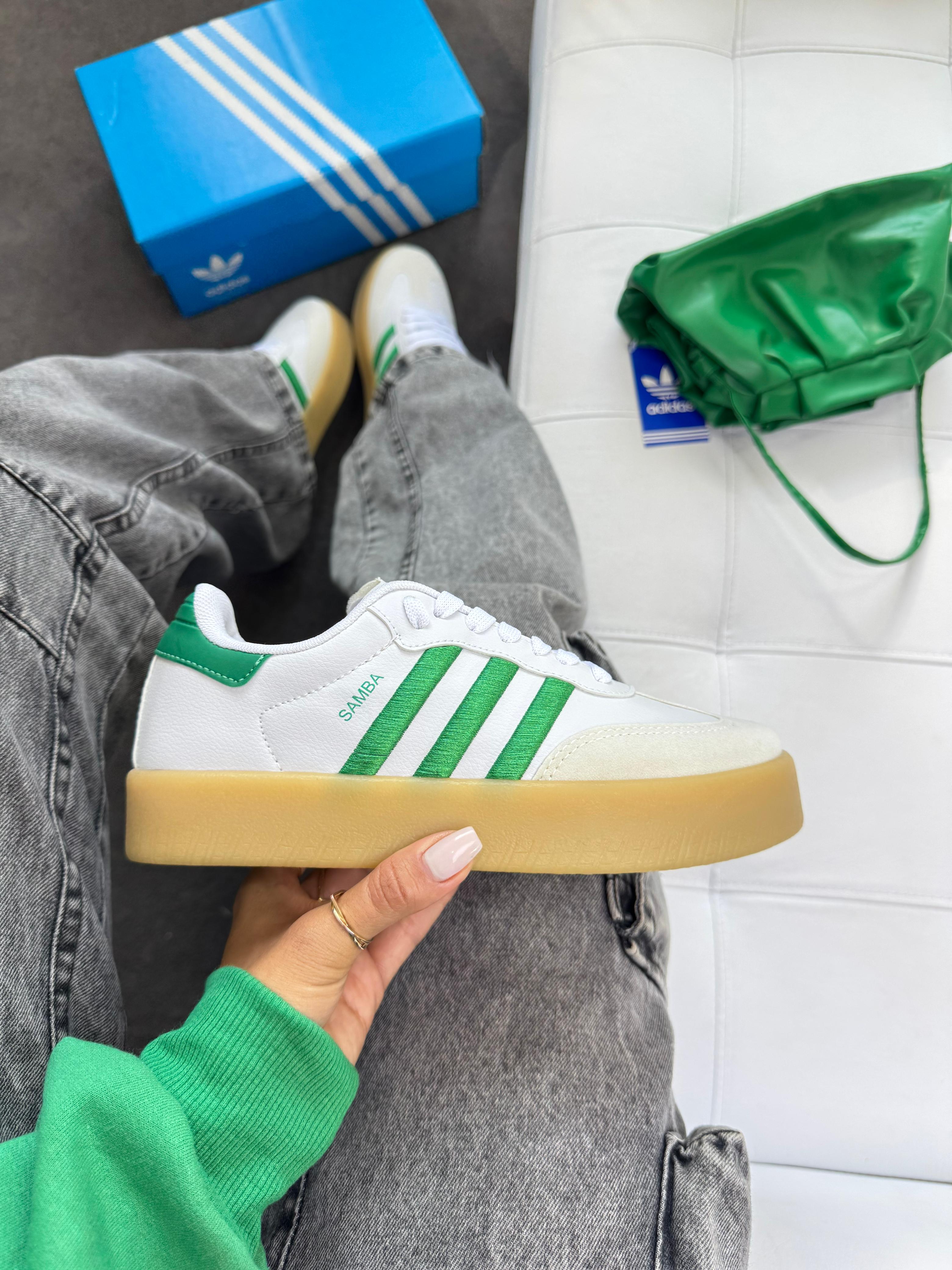 Adidas Sambae - Branco/Verde