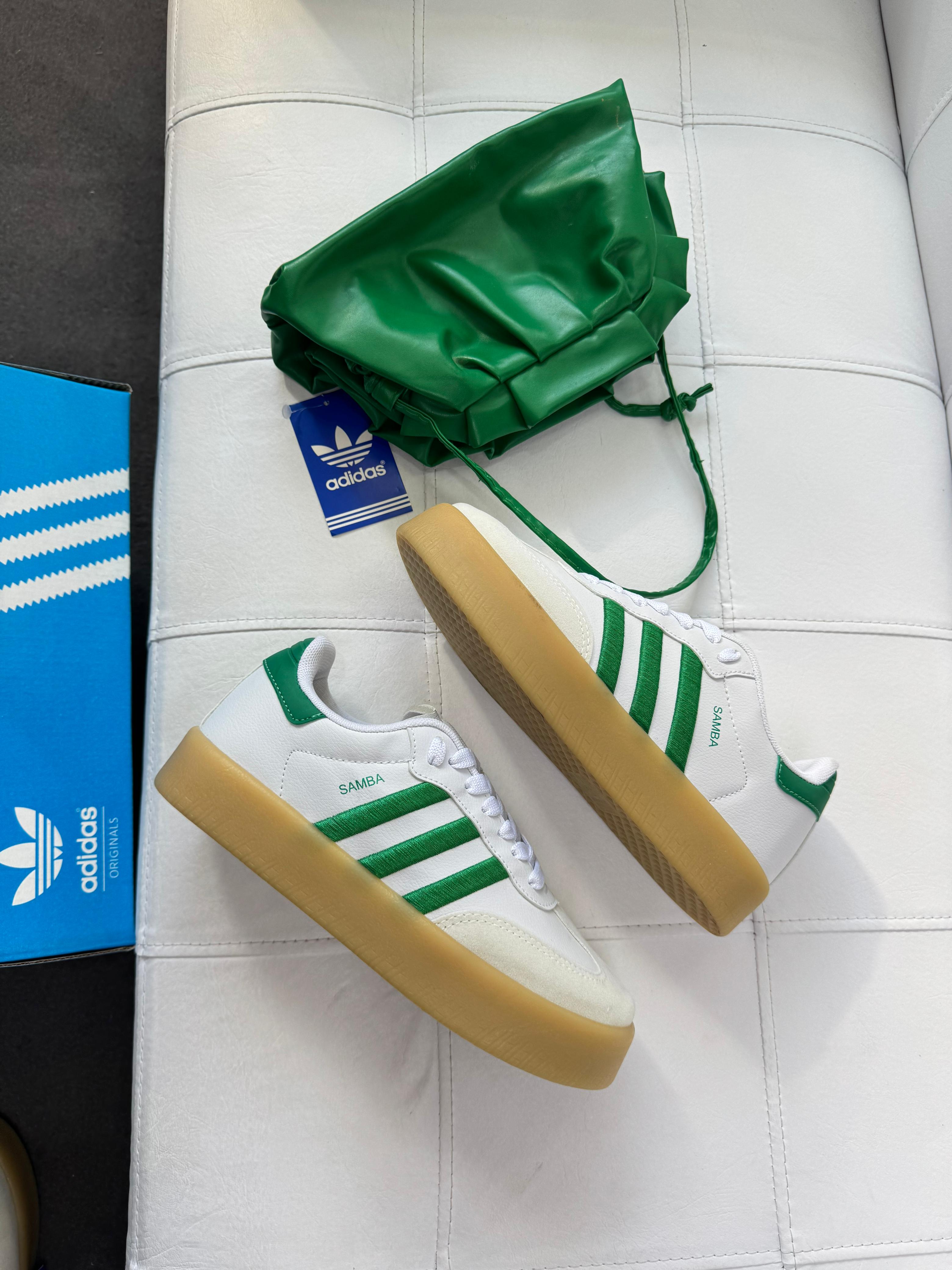Adidas Sambae - Branco/Verde