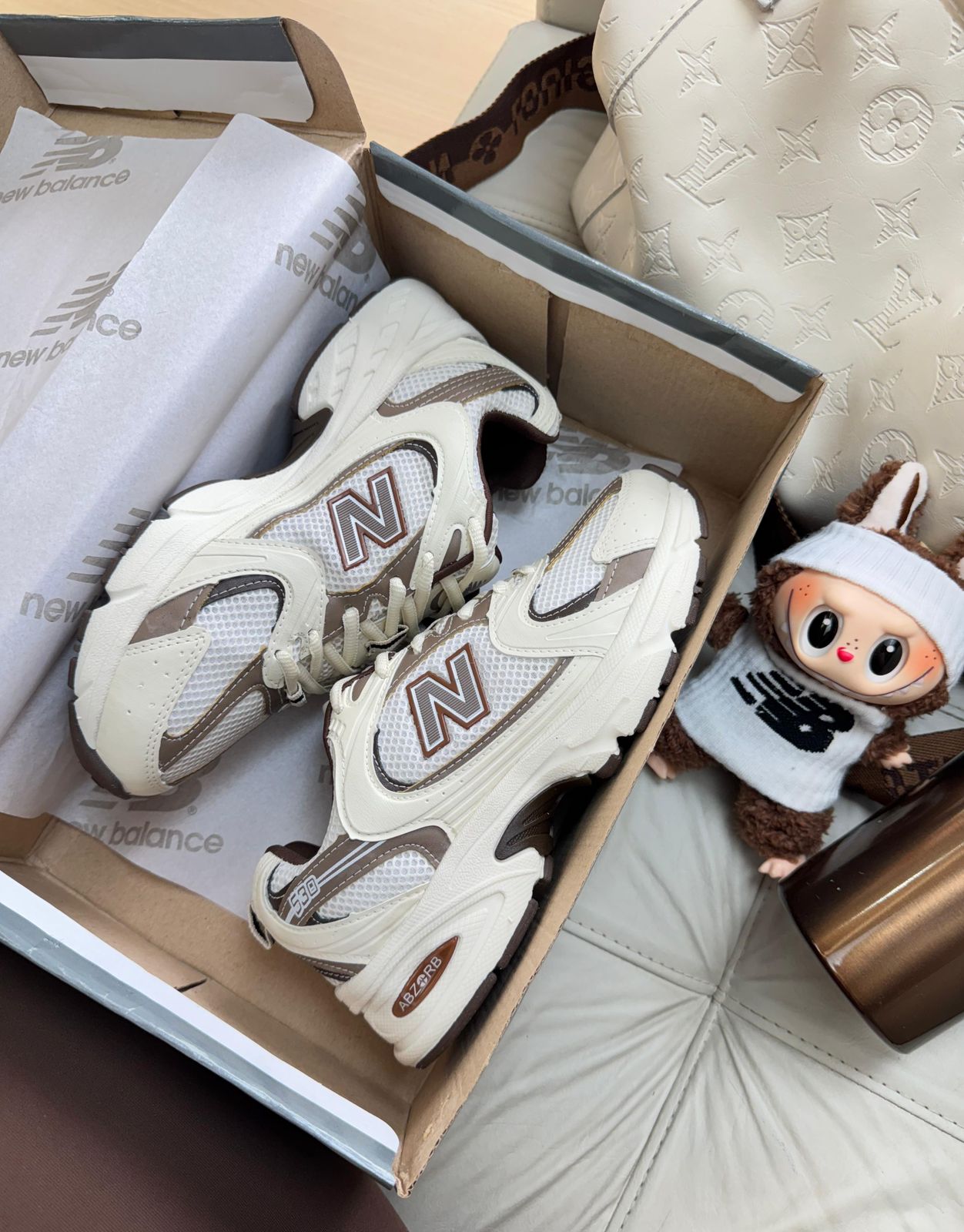 New Balance 530 - Off White/Café