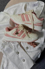 Adidas Fórum II - Off White/Rosê