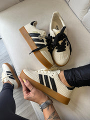 Adidas Sambae Tricô - Off White/Preto