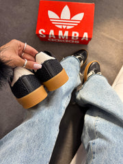 Adidas Sambae Tricô - Preto/Off White