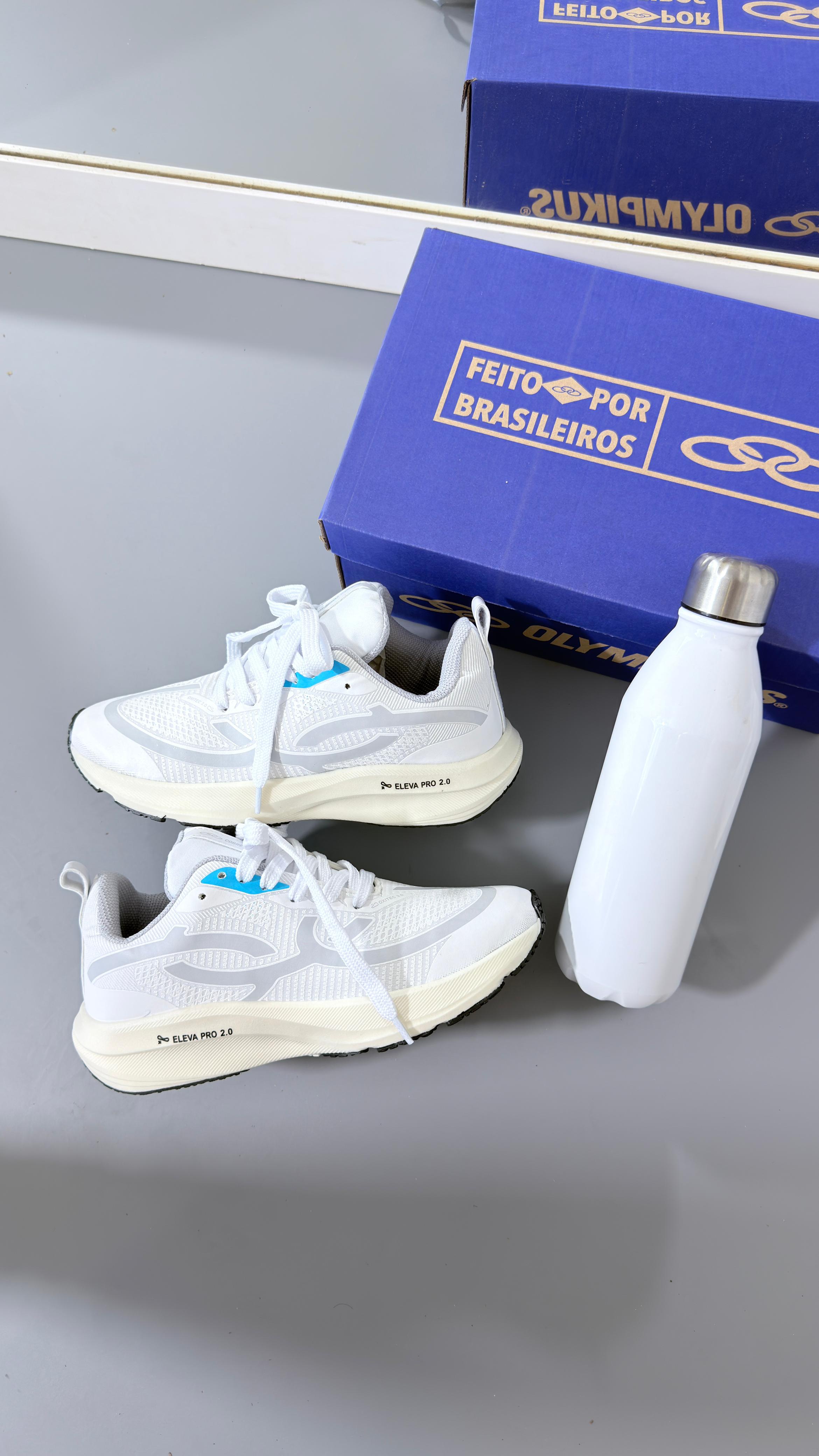 Olympikus Corre 2.0 - Branco/Cinza