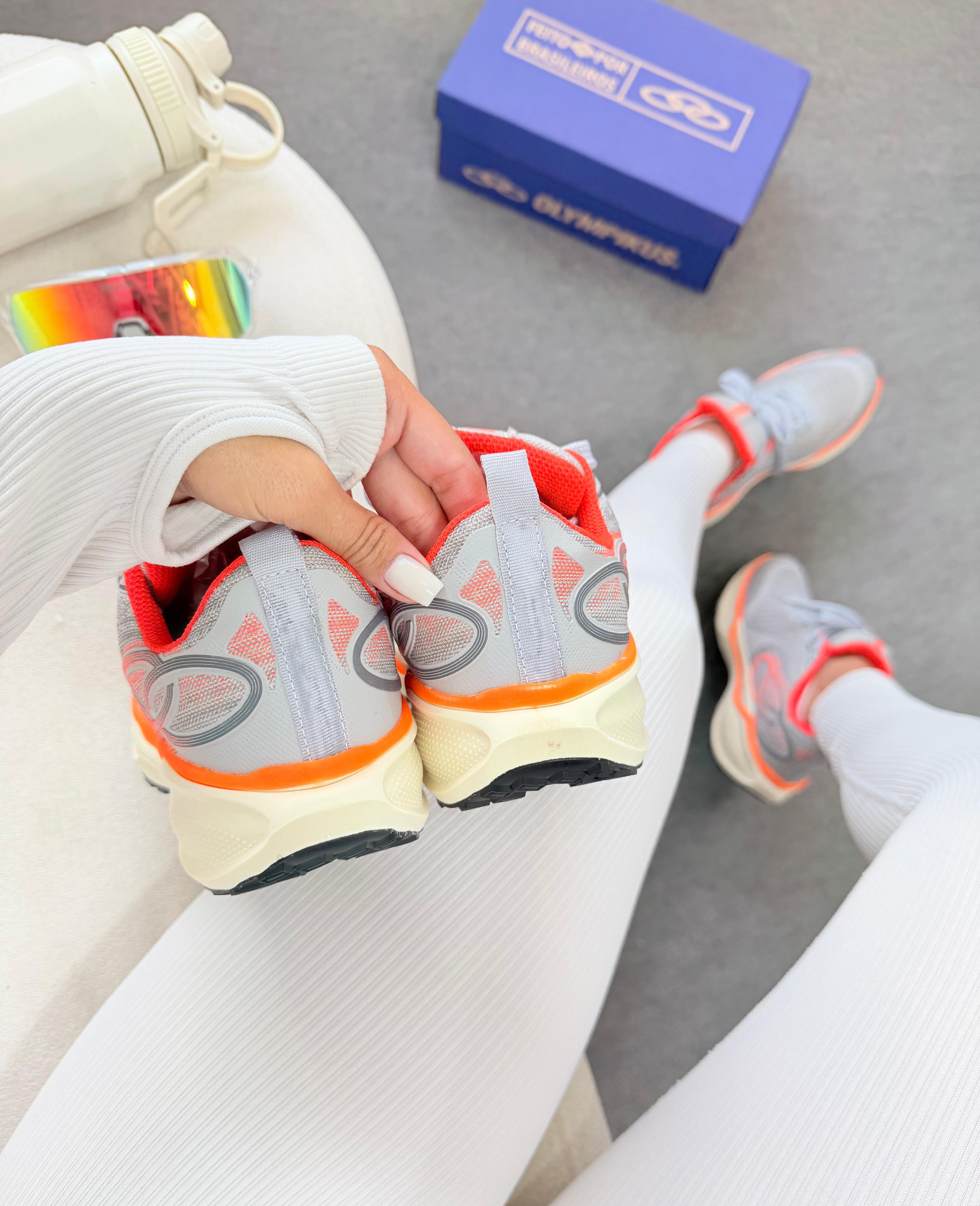 Olympikus Pride - Cinza/Laranja