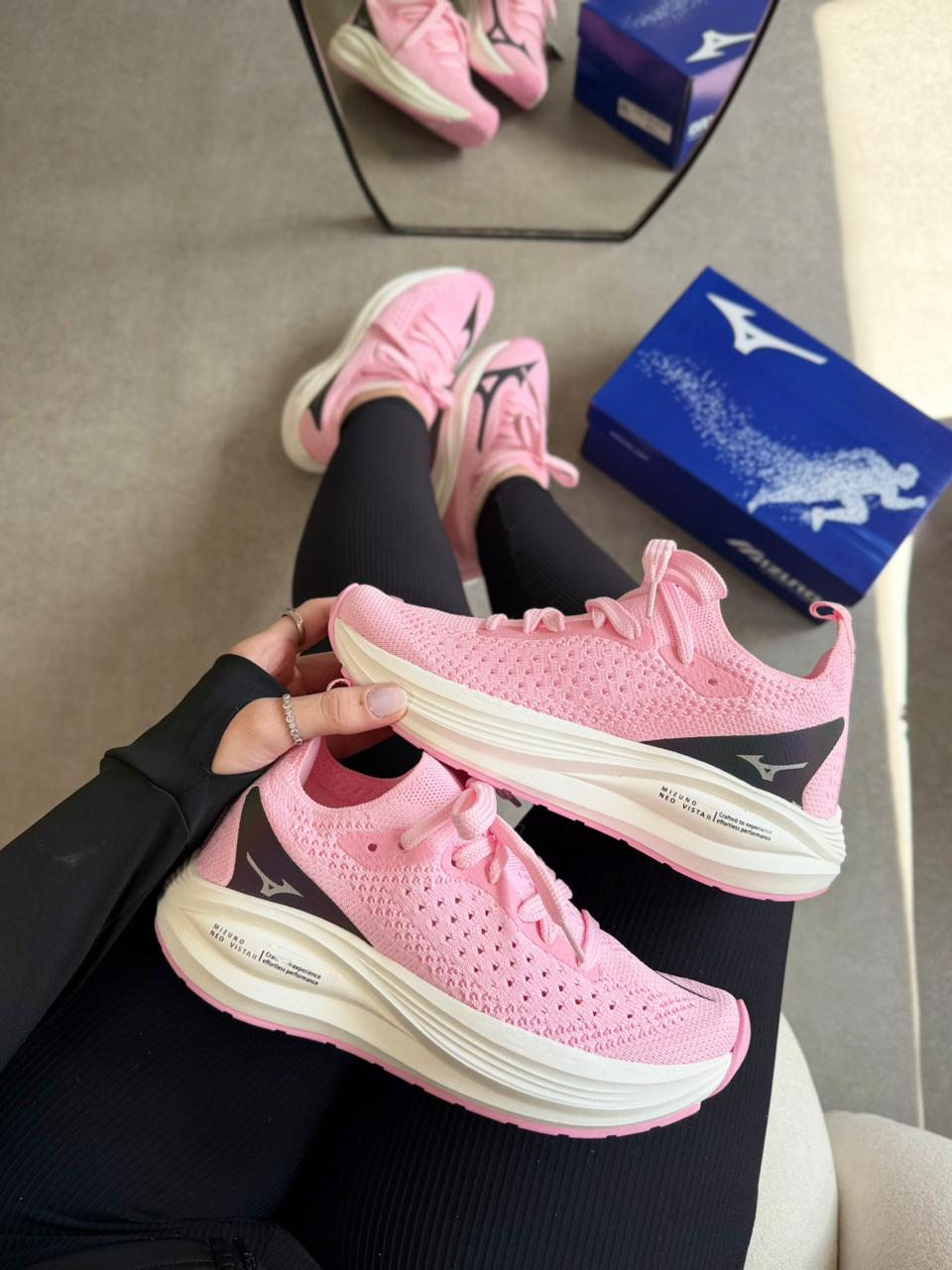 Mizuno Neo Vista 2 - Rosa Bebê