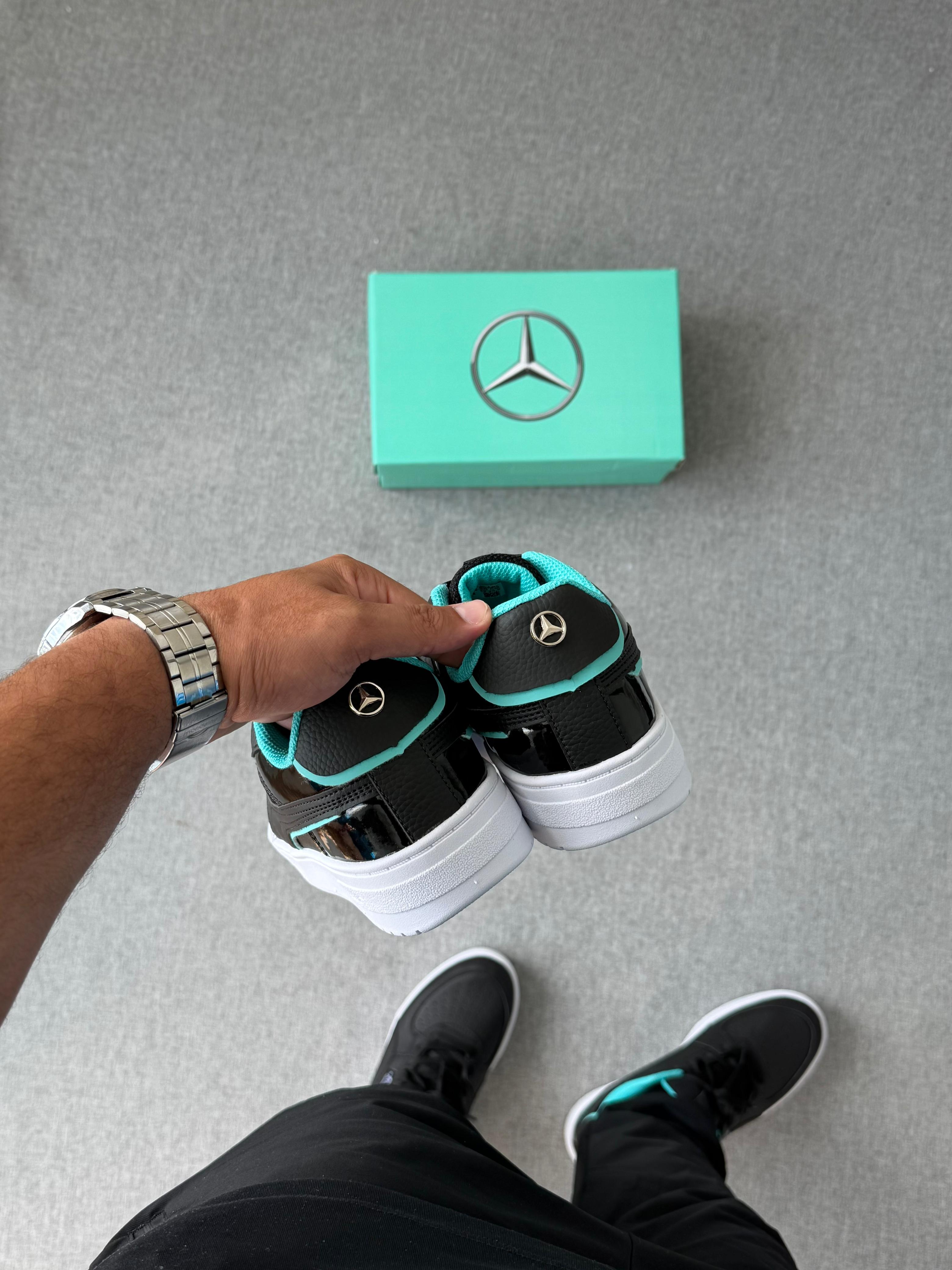 Puma Mercedes - Preto/Verde Água