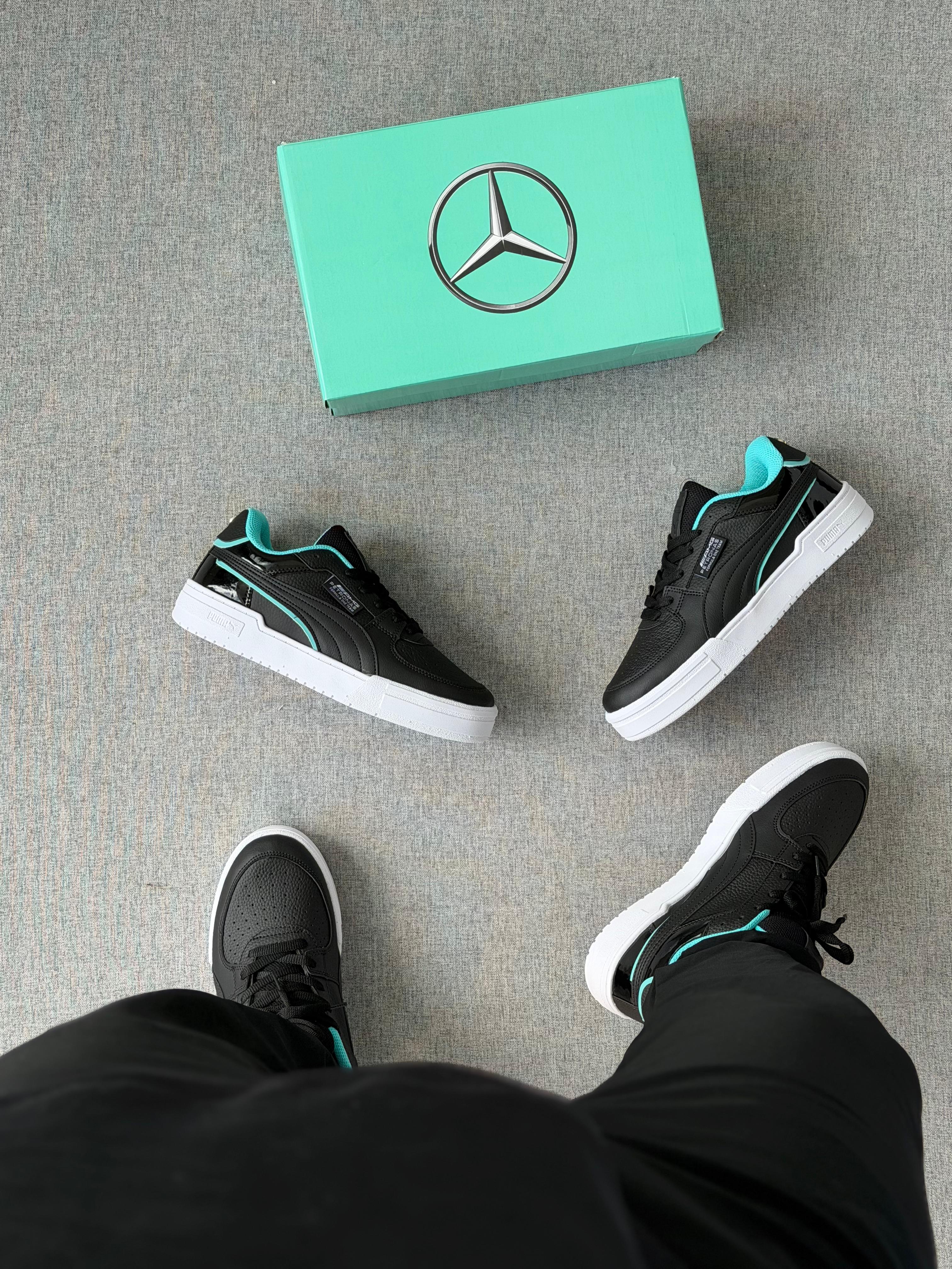 Puma Mercedes - Preto/Verde Água