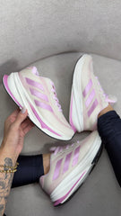 Adidas Supernova Rise Running - Off White/Rosa Metálico