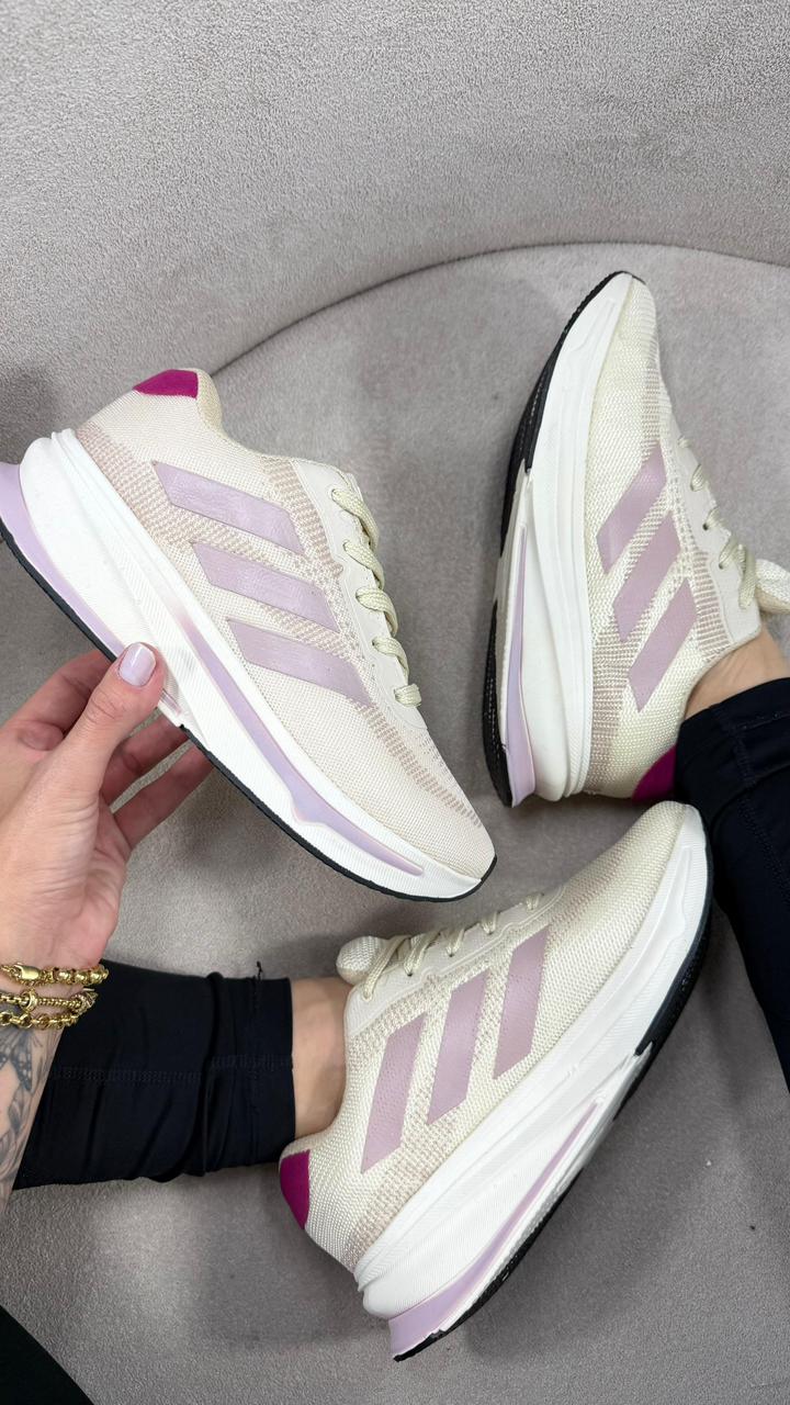 Adidas Supernova Rise Running - Off White/Lilás